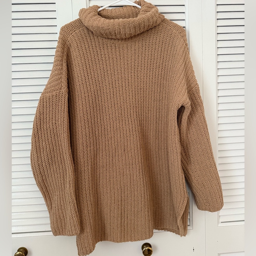 Abercrombie and Fitch Oversized Chenille Turtleneck